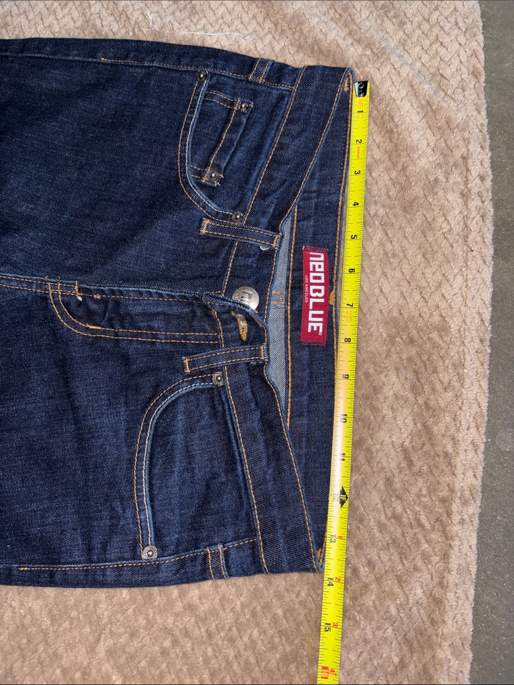 Redline Women's Dark Blue Straight Leg Jeans - Picture 9 of 11